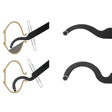 Лебединая шея полая, Токарная обработка древесины с твердосплавными напайками