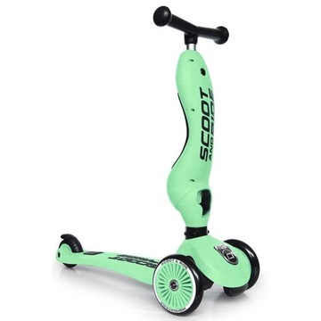 Scoot And Ride Kiwi ZESTAW HULAJNOGA i Jeździk 2w1 + KASK z LED XXS do S 1+
