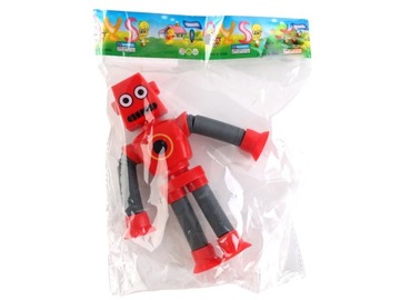 ИГРУШКА, растягивающаяся, антистрессовая трубка, сенсоры, светящийся РОБОТ