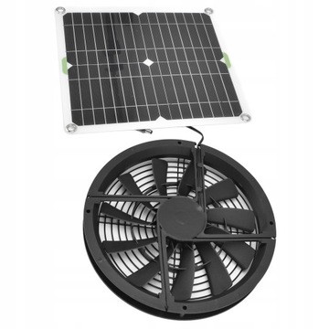 PANEL SOLARNY 100W 12V WENTYLATOR ZESTAW