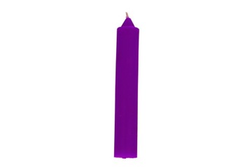 Purpurowa świeca z naturalnego wosku M