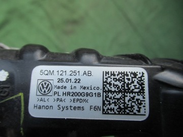 AUDI A3 S3 VW SEAT SKODA CHLADIČ VODY 5QM121251AB