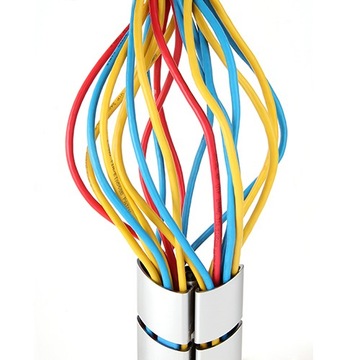 Кабельный органайзер Белый Spacetronik SPK-03W 2 Modular Tunnel Spine