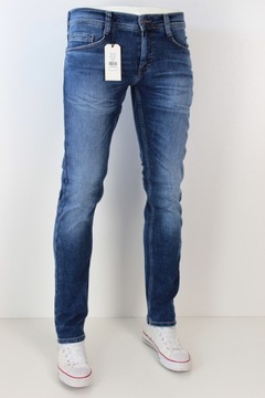 MUSTANG OREGON TAPERED SLIM SPODNIE JEANS _ W30 L34