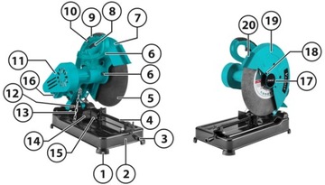 ТОРЦОВАЯ ПИЛА ПО МЕТАЛЛУ, РЕГУЛИРУЕМАЯ РЕЗКА