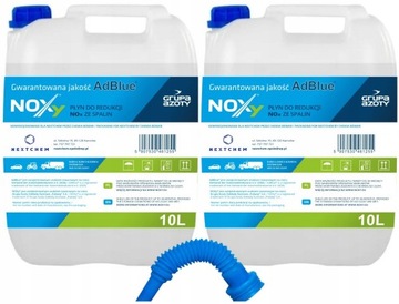 Płyn AdBlue Noxy 10l X2 + Lejek Ad Blue ZESTAW 20l