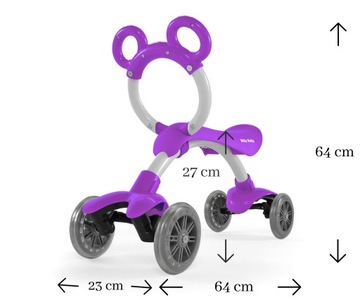 ORION FLASH RIDE-BY RIDE, КОЛЕСА С ОСВЕЩЕНИЕМ, РЕЗИНОВЫЙ ШОК.