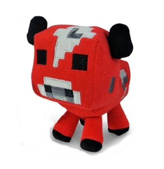 MINECRAFT MASKOTKA KROWA GRZYBOWA PLUSZAK