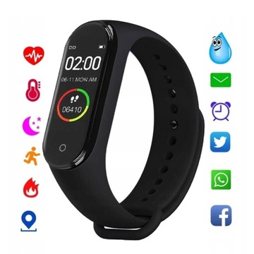 SMARTBAND OPASKA PULSOMETR SMARTWATCH + PASEK