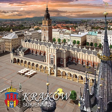 MAGNES NA LODÓWKĘ 3D KRAKÓW SUKIENNICE