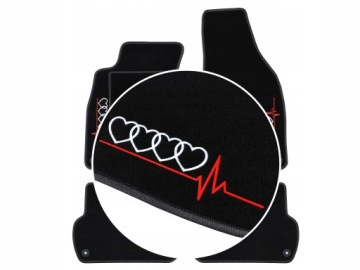 Koberce Pro Audi Q8 (2018-...) Grafitová Příze, 2x Výšivka