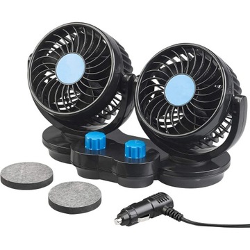ДВОЙНОЙ ВЕНТИЛЯТОР, АВТОМОБИЛЬНЫЙ ВЕНТИЛЯТОР 12 В, ОХЛАЖДАЮЩИЙ ВЕНТИЛЯТОР