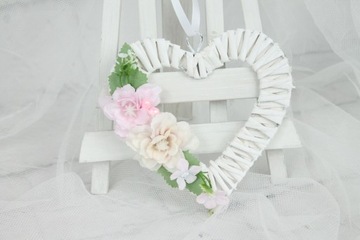 Плетеный головной убор в форме сердца, украшение для дома POWDER PINK