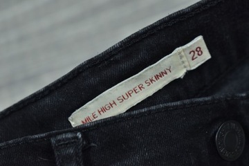 LEVIS Mile High Super Skinny Jeans Damskie W28 L32