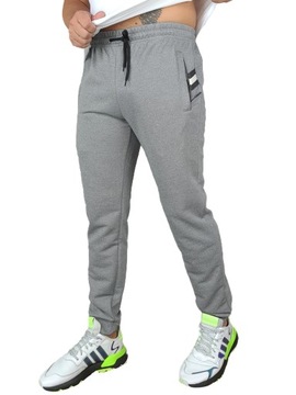 СПОРТИВНЫЕ БРЮКИ МУЖСКИЕ, хлопок, КАРМАНЫ, МОЛНИЯ, модный ПРЕМИУМ, XXL