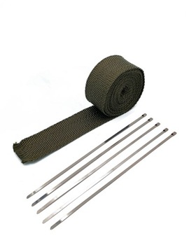 BANDAŻ TERMICZNY NA WYDECH/KOLEKTOR GRUBY 3mm 15M ZŁOTY