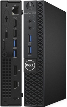 Tani mały komputer Dell 3050 Tiny i5 7 gen. 16GB 512GB M.2 NVMe HDMI WIN10