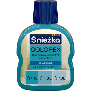 Śnieżka Colorex Pigment do farb 44 Turkus Błękitny