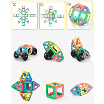 МАГНИТНЫЕ СТРОИТЕЛЬНЫЕ БЛОКИ, РАЗВИВАЮЩАЯ ИГРУШКА