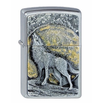 ЗАЖИГАЛКА ZIPPO WOLF AT MOONLIGHT 2003038