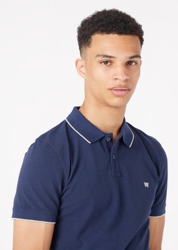 Wrangler Pique Polo T-shirt - Navy