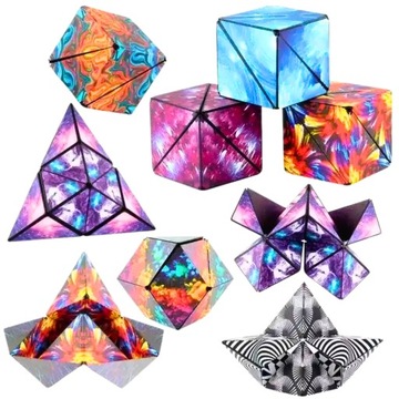 ВОЛШЕБНЫЙ АНТИСТРЕССОВЫЙ КУБ ВОЛШЕБНЫЙ КУБ МАГНИТНЫЙ 3D ЛОГИЧЕСКИЙ ПАЗЛ