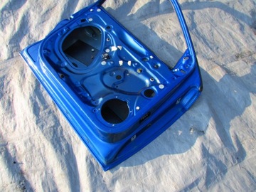 SKODA FABIA III 6V COMBI ДВЕРЬ ЛЕВАЯ ПЕРЕДНЯЯ СИНЯЯ 15 лет