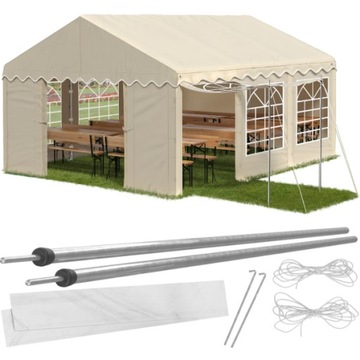 4x6m 2-3,15m Namiot pawilon ogrodowy + GRATIS