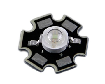 DIODA DIODY XEON LED 3W UV 395-405nm SUPER JASNA