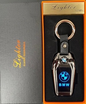 Elegancki brelok BMW - zapalniczka żarowa latarka