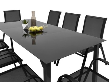 MEBLE OGRODOWE TARAS 8 KRZESEŁ OGRODOWY ZESTAW