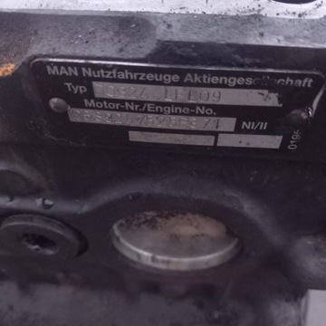 MAN ENGINE D0824 LFL09 Блок, коленвал, поршни
