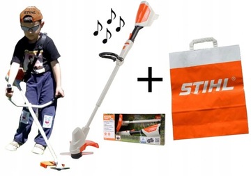 STIHL КНОПОЧНАЯ ИГРУШКА НА БАТАРЕЯХ ДЛЯ ДЕТЕЙ + БЕСПЛАТНО