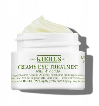 Kiehl's Avocado Eye Treatment, odżywczy i nawilżający krem pod oczy 14g