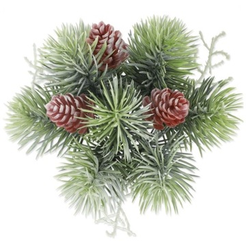 WIANEK świąteczny iglasty SZYSZKA choina 16 cm