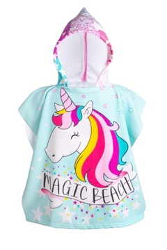 RĘCZNIK KĄPIELOWY DZIECIĘCY Z KAPTUREM BESTIF PONCZO DLA DZIECI