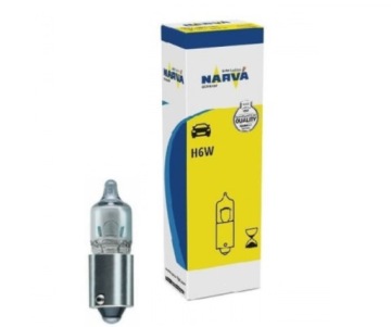Żarówka H6W BAX9S 12V NARVA