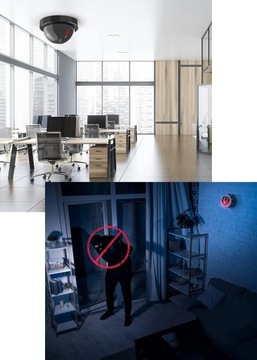 ДАМП ИК-СВЕТОДИОДНАЯ КАМЕРА НАБЛЮДЕНИЯ НАРУЖНАЯ НАСТЕННАЯ КАМЕРА С МИГАЮЩИМ СВЕТОДИОДОМ