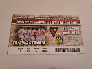 ZAGŁĘBIE SOSNOWIEC - LECHIA ZIELONA GÓRA 28-8-2010