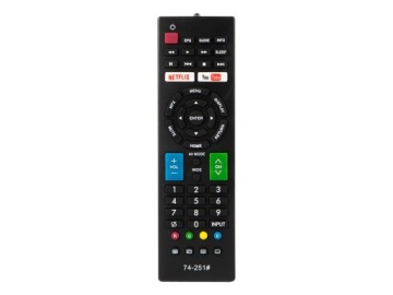 Универсальный пульт для ТВ-видеорегистратора SHARP Netflix YouTube