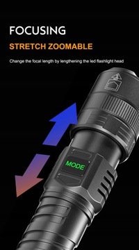 90000 люмен Супер яркий фонарик высокой мощности.