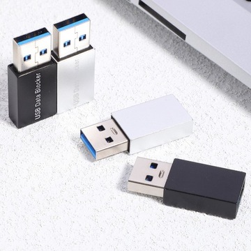Laptopy USB Anti-hacking Blocker Porta Pow Data