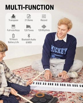 Портативное складное пианино Donner DP-06