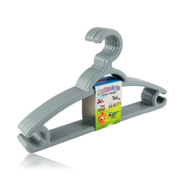 Набор вешалок для одежды из 6 пластиковых вешалок 29 см для детей