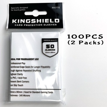 100PCS Matte Card Sleeves for YGO Trading Cards
