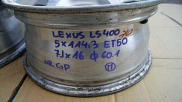 4× DISK HLINÍK LEXUS OE 7.0" X 16" 5X114.3