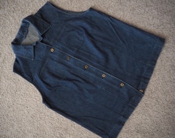 ДЖИНСОВЫЙ ЖИЛЕТ GINA LOCARDO, размер 50