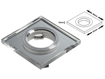 OPRAWA OPRAWKA ALUMINIOWA DO PODBITKI GU10 LED 10W