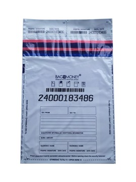 Koperta bezpieczna B5 50szt. 190x260+35mm Biała