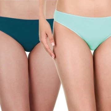 KEY figi bikini LPR 237 2-pak niski krój mors/mięt